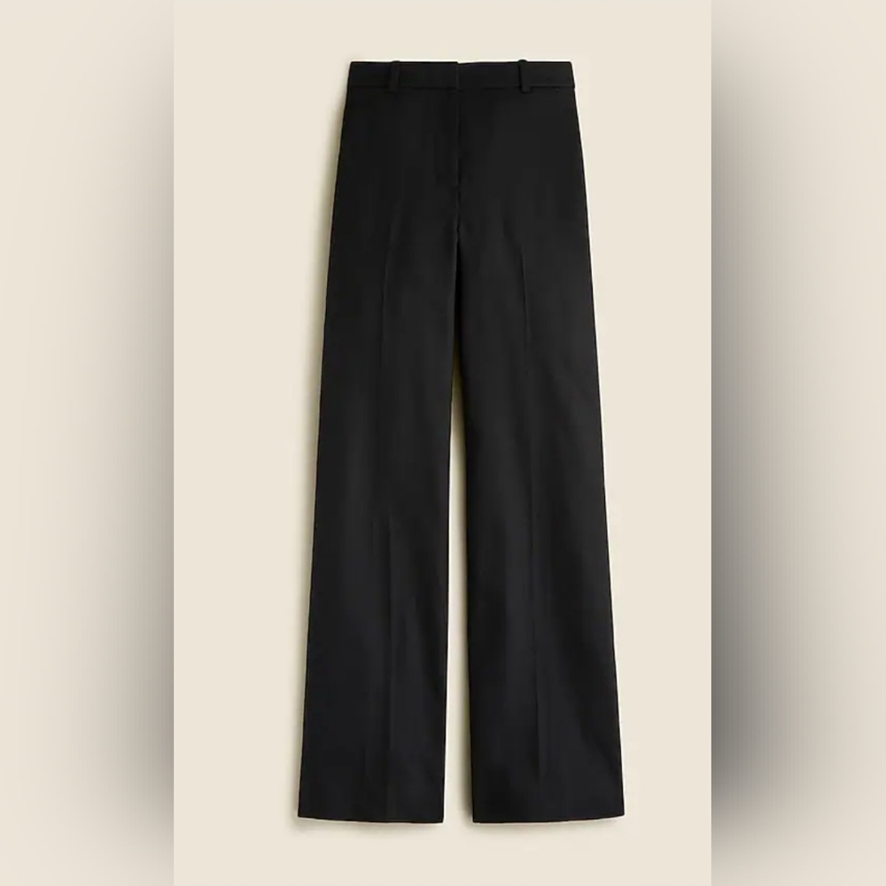 Nwt J. Crew Carolina Flare Pant in Stretch Linen Blend Size 2 - Picture 3 of 8